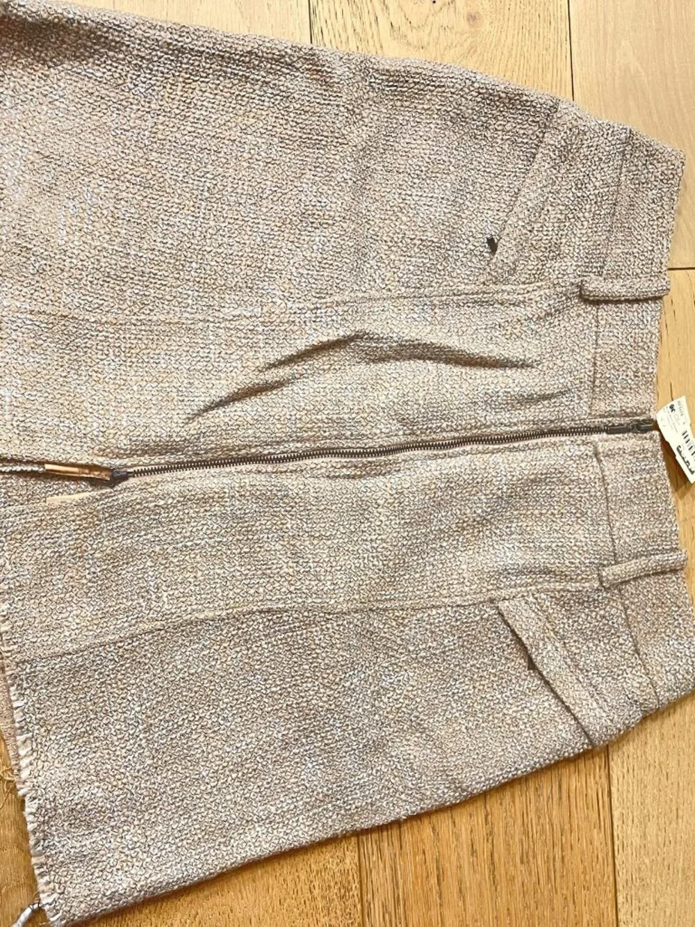 Vintage Nathan Jenden Metallic Tweed Skirt NWT Sz 8/10